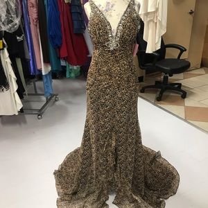 Women’s dress LuxGal mermaid cheetah size 4